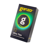 Ультратонкие презервативы Ganzo Ultra thin 12шт